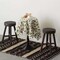 Vintiquewise Antique Round Wooden Chair Log Cabin Stools, PK 2 QI003846.2 - alternate 4